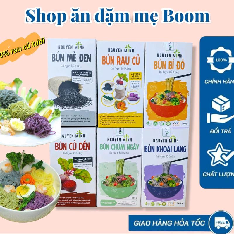 [Hộp 300g] Bún rau củ sạch Nguyên Minh Food