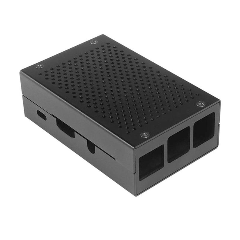 for Raspberry Pi 4B for Case Aluminum for Case RPI 4B Metal for Shell Silver Black Enclosure for RPI 4 Model B 2