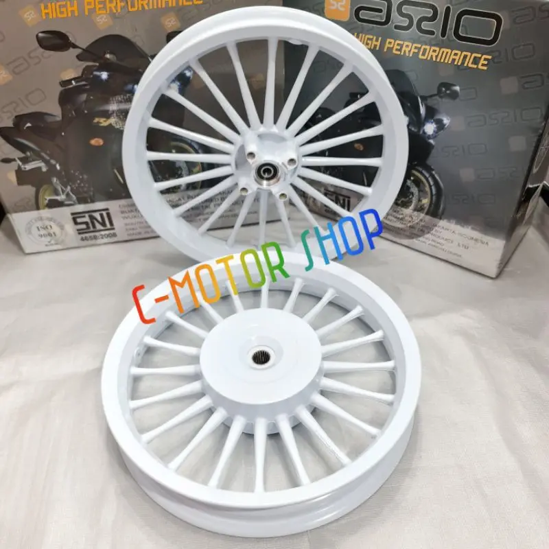 Velg Andong Axio Palang 20 Vario 125 Old, Vario 125 New, Vario 150 Old, Vario 150 New, Vario 160 Cbs, Vario 110, Vario 110 Fi, Mio, Xeon Gt, Mio j, Beat, Scoopy,Scoopy New,Beat Street,Genio, Beat Pop, Beat Deluxe, Mio M3, Mio 125, Fino 125, X Ride 115 125 4