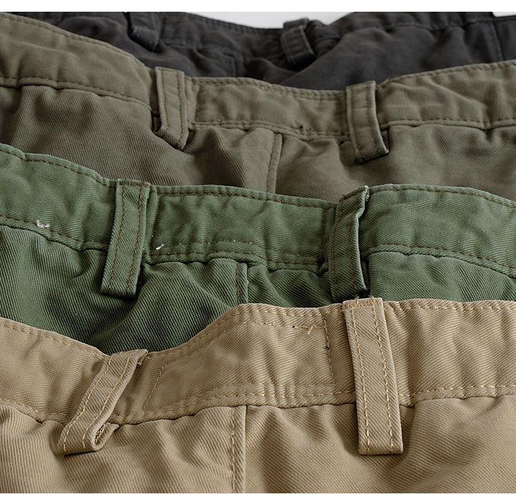 Product Introduction of Summer New Casual Shorts Men's Textured Slim Fit Trendy Capris Men's Versatile Straight Cargo Pants 14