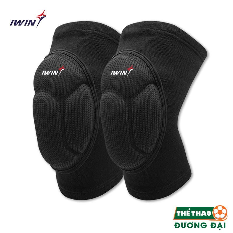Bó Gối Thủ Môn iWin (1 Đôi) Băng Gối Thể Thể Thao Bảo Vệ Đầu Gối Cao Cấp Hỗ Trợ Tập Luyện Thể Thao Tập Gym
