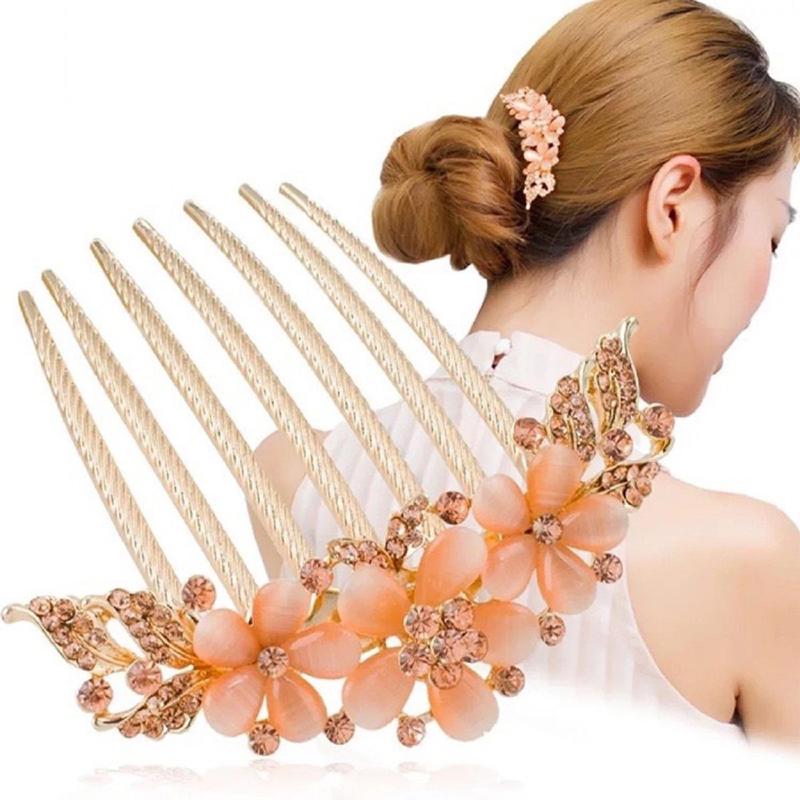 Product Introduction of Xược Búi Tóc Đính Đá Cao Cấp Hình Công Cho Nữ 5