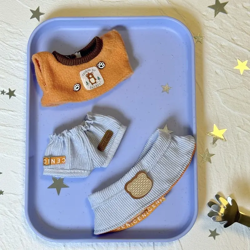 Quần áo búp bê, cho mèo Luky, Labubu và béba V3 Mini, Váy quần áo thời trang, Phụ kiện búp bê đồ chơi 8