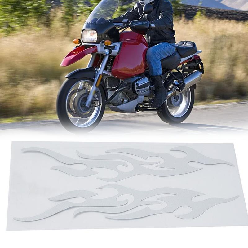 Product Introduction of 40cm Motorcycle and Electric Bike Cool Personalized Stickers - Flame Pattern Stickers, Sports Car Stickers, Modified Accessories, Decorative Stickers 14