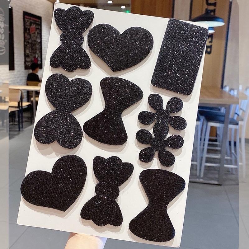 Sét 10 dán tóc mái  tóc con cho nữ nhiều kiểu , giữ nếp , cho bé , cho người lớn Phụ Kiện Tóc Kem Cài Tóc