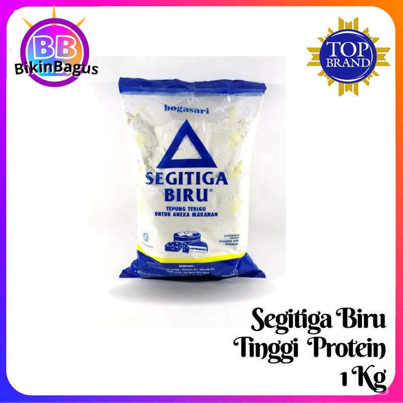 Tepung Terigu Segitiga Biru Ekonomis 1 kg Harga Grosir EXP LAMA Baking ...