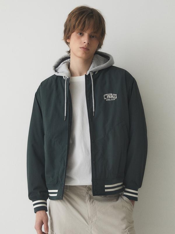 WHOAU Áo Khoác Hood Varsity Jumper_WHJJE4T15U