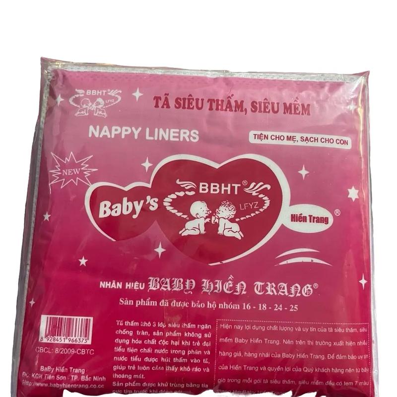 Giấy lót xu dành cho trẻ sơ sinh loai 100 tờ siêu thấm, siêu mềm tã Cho Bé Voi Khăn Ướt lót su cho bé sơ sinh miếng lót thay bỉm