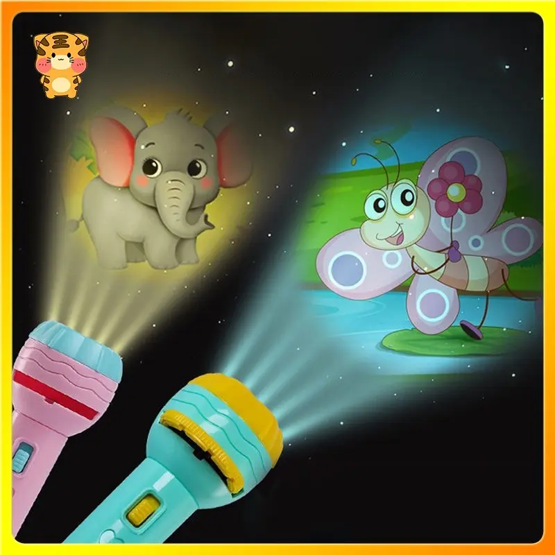 [JOY]Mainan Anak Senter Proyektor/Fun Flashlight/Mainan Proyektor Gambar/Mainan Edukasi/C214