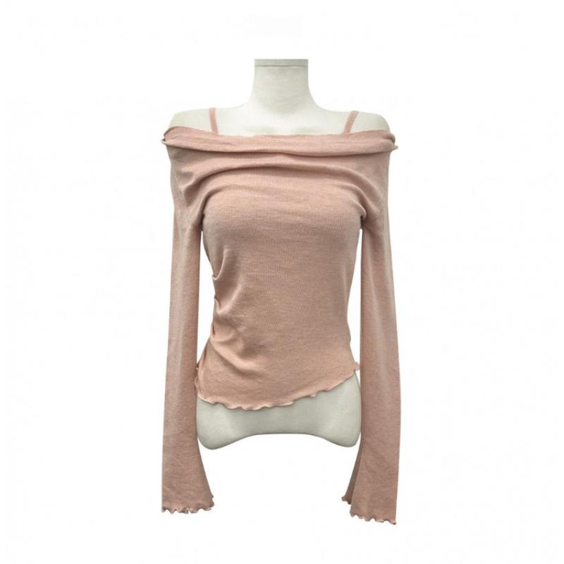 Áo Thun Nữ Trễ Vai Khâu Dài Tay, Hàng Mới Về Mùa Thu, 251016 | BigBuy360 - bigbuy360.vn