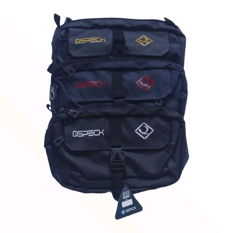 NEWWW Waistbag Stylish QSPECK 2in1 | Tas Multifungsi Selempang Pria Original 3