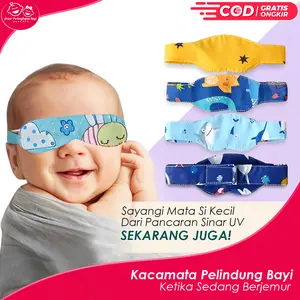 Kacamata Jemur Pelindung Mata Bayi Dari Pancaran Sinar UV Motif Karakter