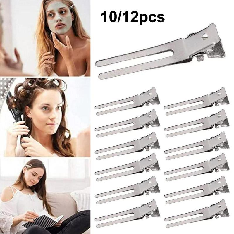 10pc Double Clip Duckbill Clip Styling Hair DIY Accessories Children's Hair Clip Duckbill Clip 4.5cm 5