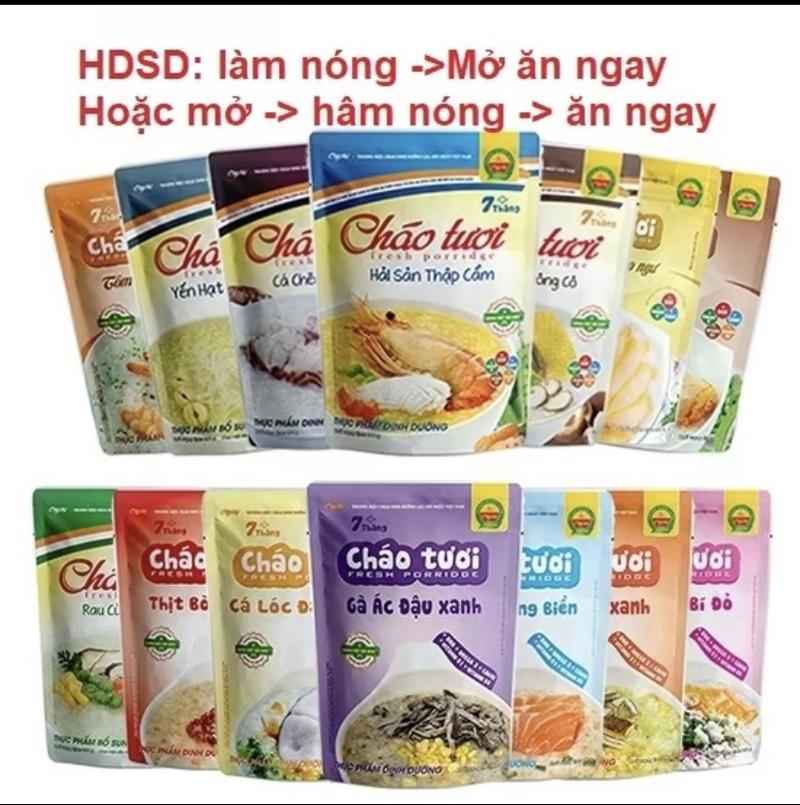 Product Introduction of 5 Gói Cháo Tươi Cây thị 240gr thơm ngon dinh dưỡng cho bé ăn dặm-Vị ngẫu nhiên 1