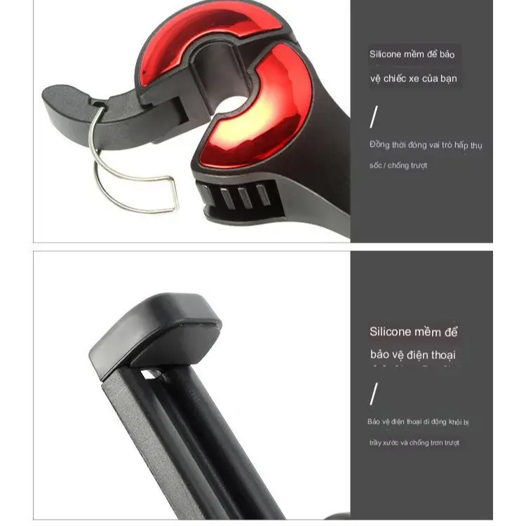 Móc Treo Đồ Sau Ghế Ô Tô Kèm Giá Đỡ Điện Thoại Xe Hơi Đa Năng Xoay 360 Độ Chịu Được Tải Trọng Cao Bền Đẹp Thẩm Mỹ 4