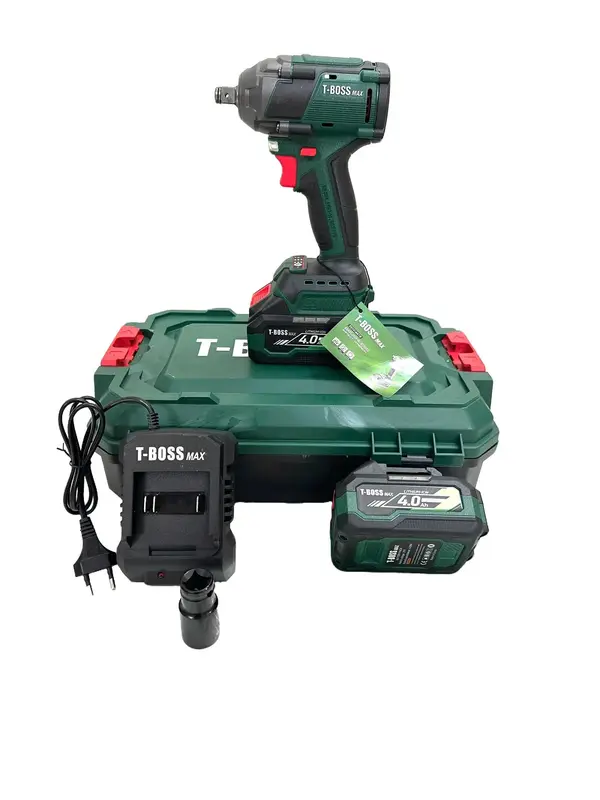 Chính Hãng - Máy Siết Mở Bulong TBOSS Max Model T21V-6618 Lực Siết 420Nm Với Cò Điều Tốc Siêu Mượt. Giúp Bắt Vít Bắn Tôn Dễ Dàng , Tiện Lợi 1