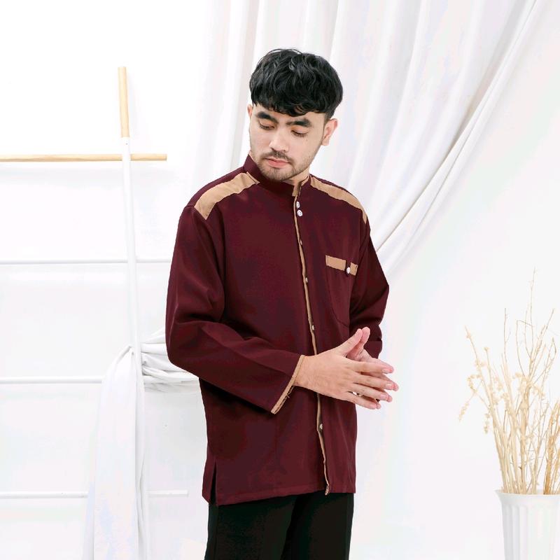 Laatansa Exclusive - Baju Kemeja Koko Simpel Elegan 1