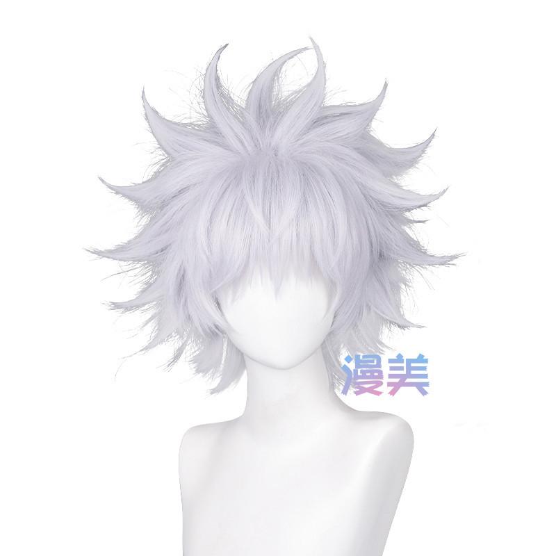 Tóc Giả Killua Zoldyck, Manmei Chính Hãng, Thích Hợp Hóa Trang HUNTER × HUNTER, Phù Hợp Với Kích Thước Đầu 50-60Cm 5