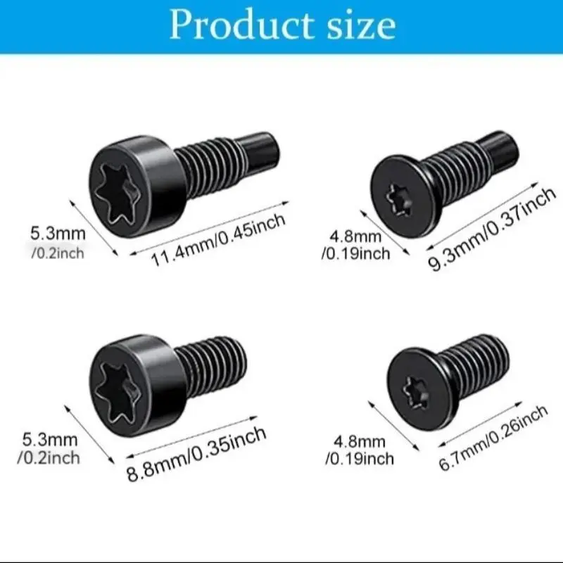 Ring Doorbell Screws Replacement Security Screws, Spare Screws for Ring Doorbells Accessories Compatible with Video Door Bell Smart Doorbell 1