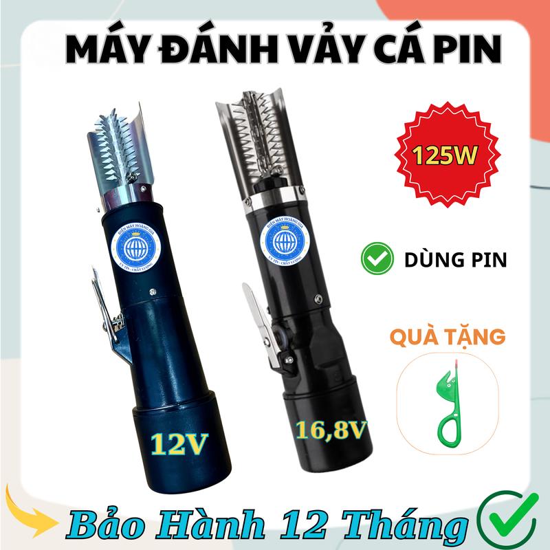  Máy Đánh Vảy Cá Cầm Tay Pin Loại 12V và 16.8V Máy Chống Nước Lưỡi inox 304 Không Rỉ Sét- Bảo Hành 12 Tháng 