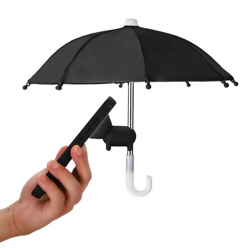 Outdoor Vacation Beach Umbrella Cellphone Holder, Anti-peeping Phone Holder with Suction Cup, Waterproof Mobile Phone Sun Protection Umbrella, Travel Essentials, Valentine's Day Gift, Valentines Gift for Him