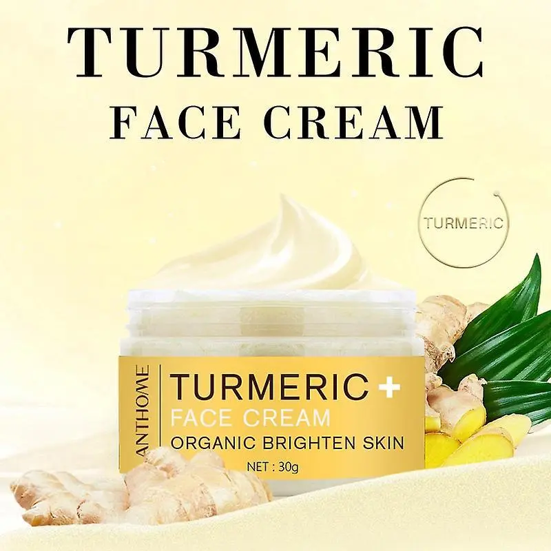 LANTHOME Turmeric Cream for Face Turmeric Moisturizing & Skin Repairing Cream Effective Acne Removal With Organic Ingredients Spot Remover Face Whiten Cream Skin Care SAS