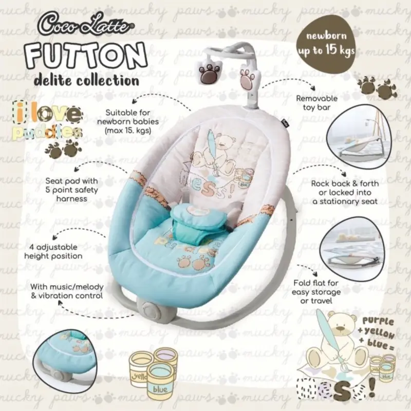 Bouncer Cocolatte Weeler Futton Delite Collection / Rocker Futton 5