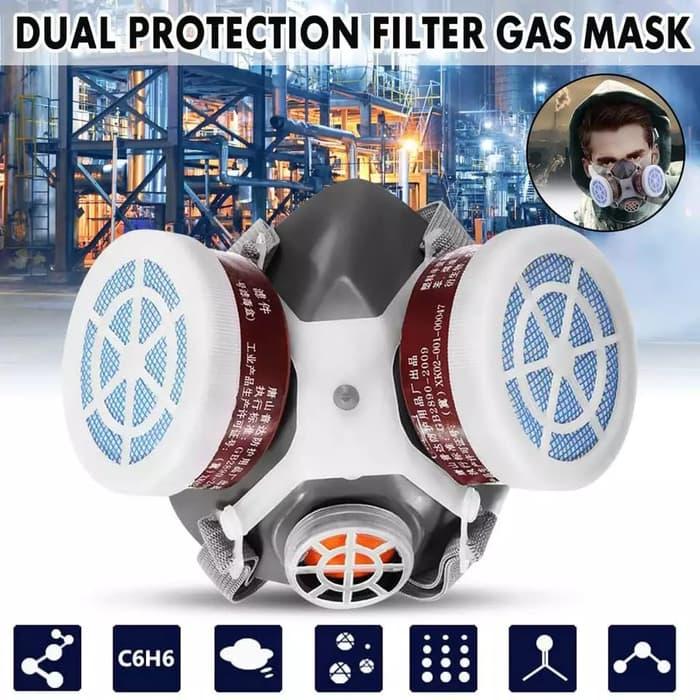 Masker Anti Api Jual masker gas beracun anti debu asap cat spray polusi kimia anti ...