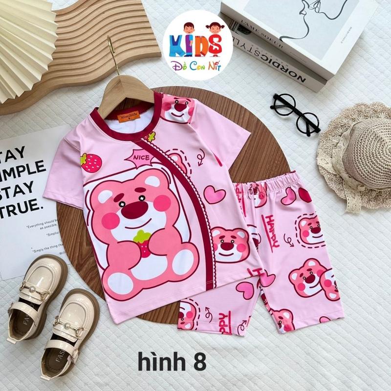 Product Introduction of (20-45 KÝ) TAY NGẮN QUẦN LỬNG BÉ GÁI - ĐỒ BỘ TRẺ EM Thun Cotton 35