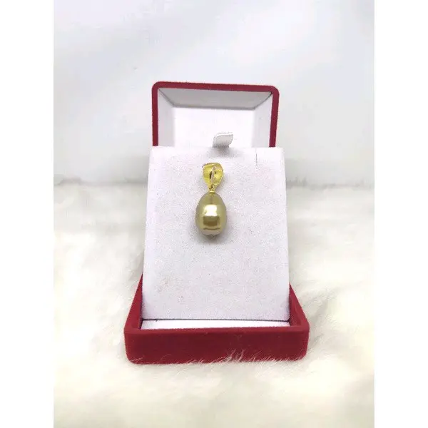 Liontin tetes air Shell coklat lapis emas - Shop | Tokopedia
