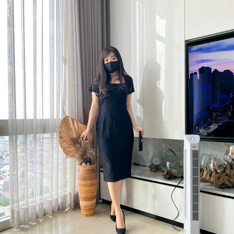 MV SHOP DRES FULL BRUKAT 8021 IMPORT Casual Fit 4