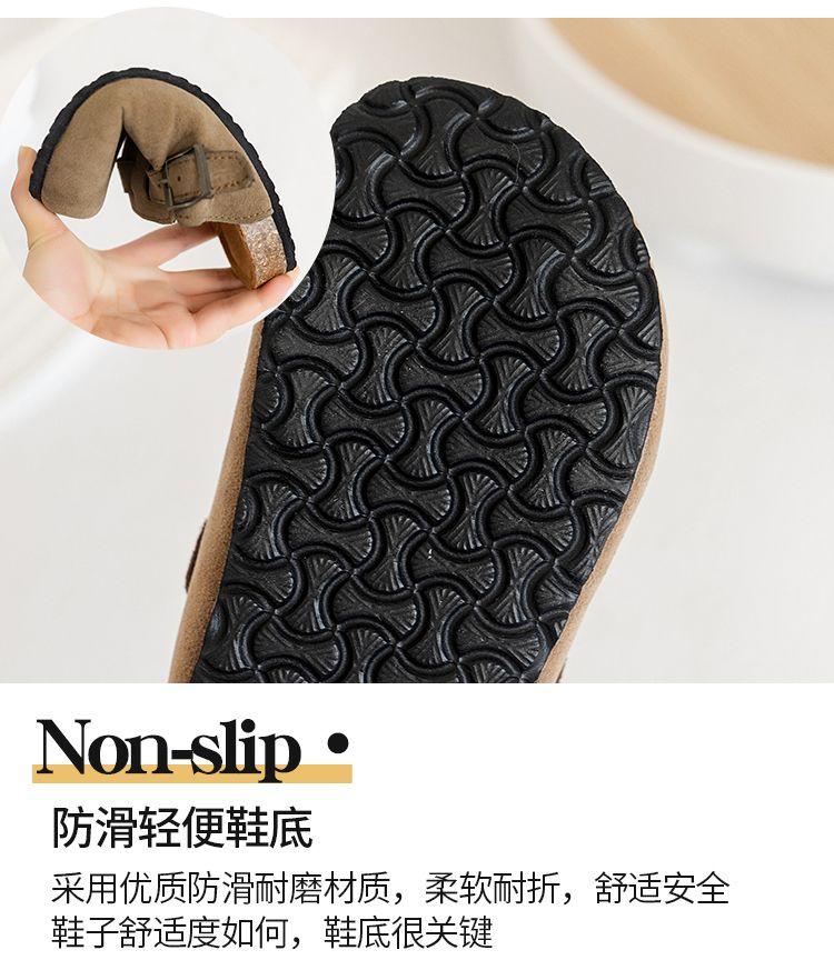 Product Introduction of Dép Bít Mũi Cho Trẻ Em, Dép Lê Mới Thu Đông 2023, Có Thể Đeo Ngoài Trời, Dép Bán Đi Chơi, Dành Cho Bé Trai Và Bé Gái, Kiểu Lười, Không Trơn Trượt, Boken 7