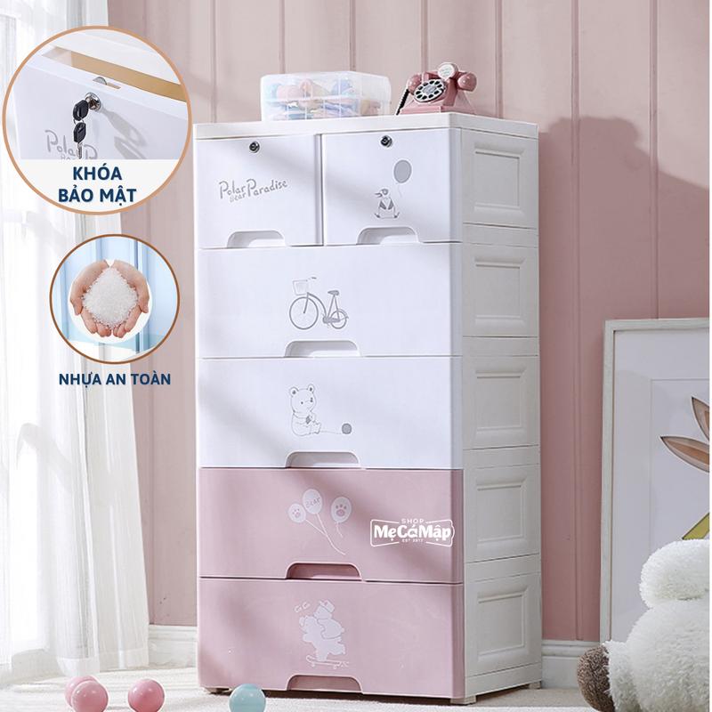 Product Introduction of [ĐA KHO] Tủ Quần Áo Nhựa Nhiều Ngăn Có Bánh Xe ,Tủ Nhựa Cho Bé Pakey Mẫu Mới Nhất 2024 20