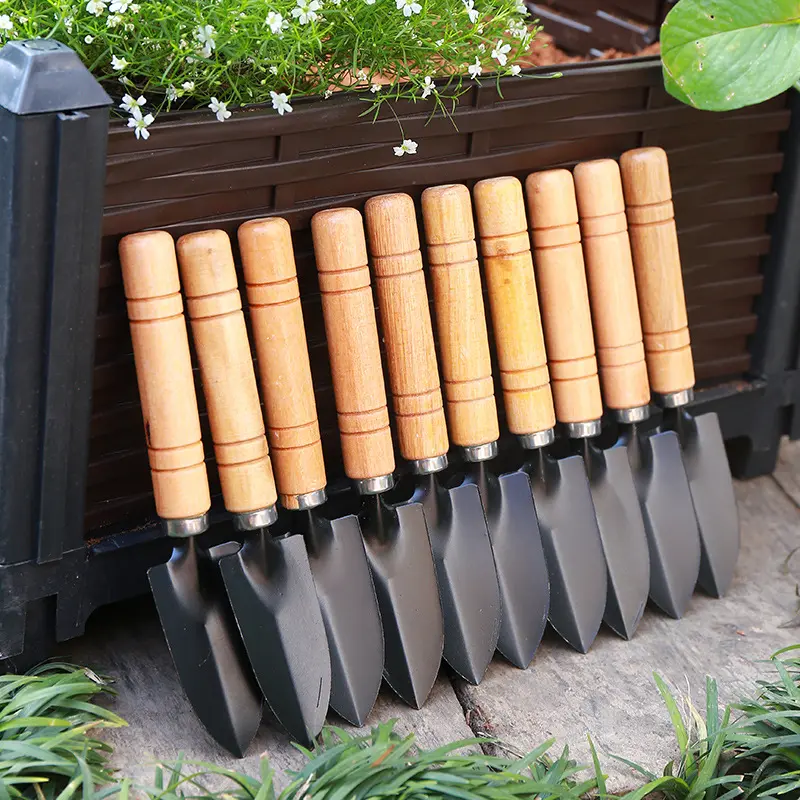Garden Tools Small Shovel Spade Garden Shovel Garden Shovel Mini Small Shovel Wooden Handle Spade Shovel Narrow Shovel