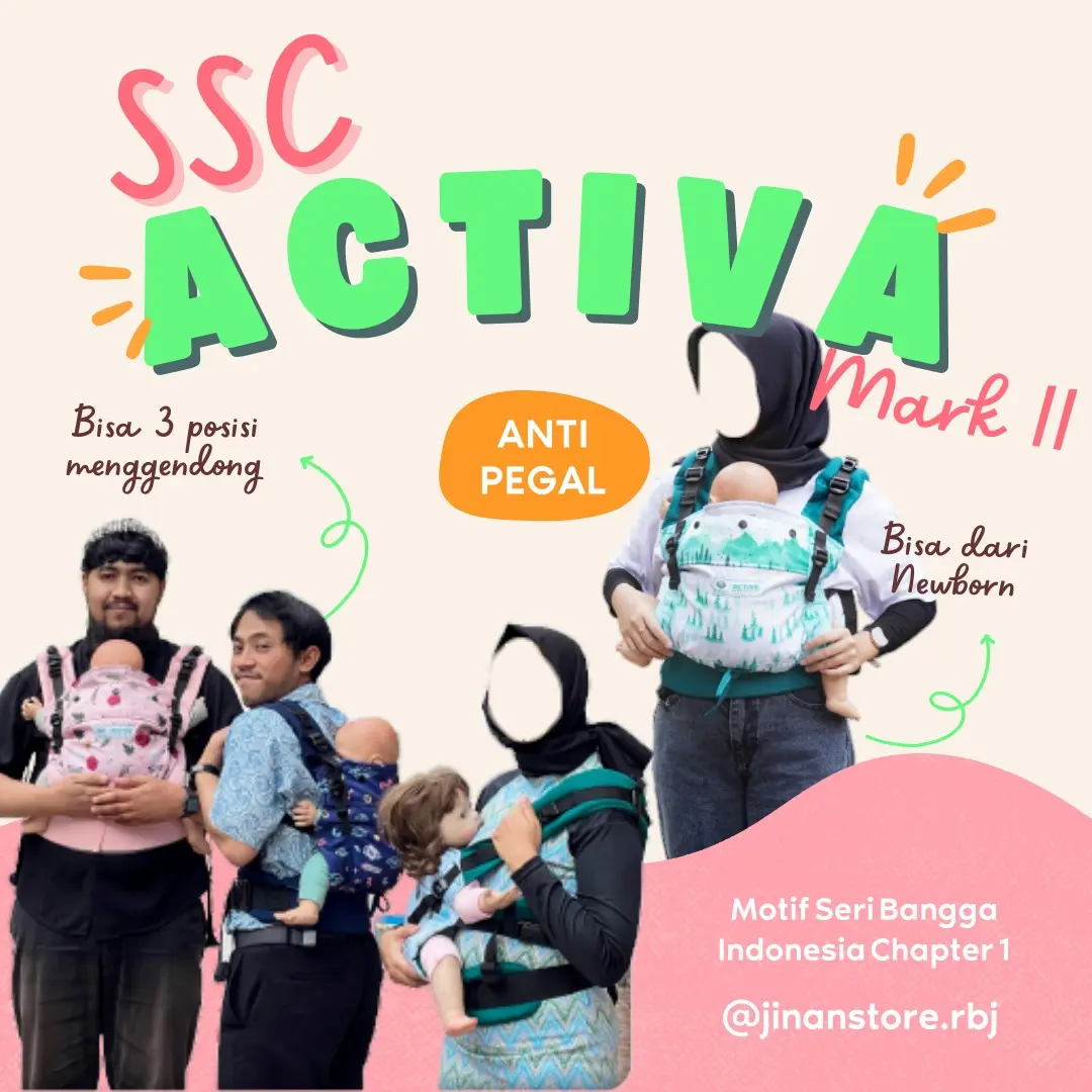 Gendongan Bayi SSC Activa Baby Carrier Mark II Special Edition Bayiku.id