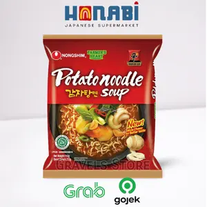 Nongshim Potato Noodle Soup 105g - Mi Instan Kentang dengan Tekstur Paling Kenyal Made In Korea