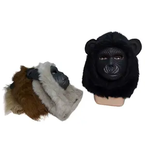 Topeng Monyet Bulu Karakter Hewan Monyet Gorilla Seram