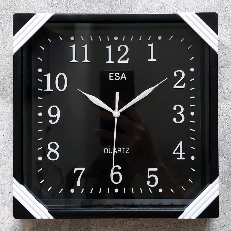 Jam Dinding Esa kotak 150 jam dinding Polos Unik murah 3