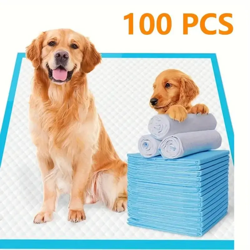 Disposable Dog Pee Pad, 20/40/50/100pcs High Absorbency Leak-proof Dog Toilet Training Pad, Suitable for Dogs and Puppies, Pet Supplies 0