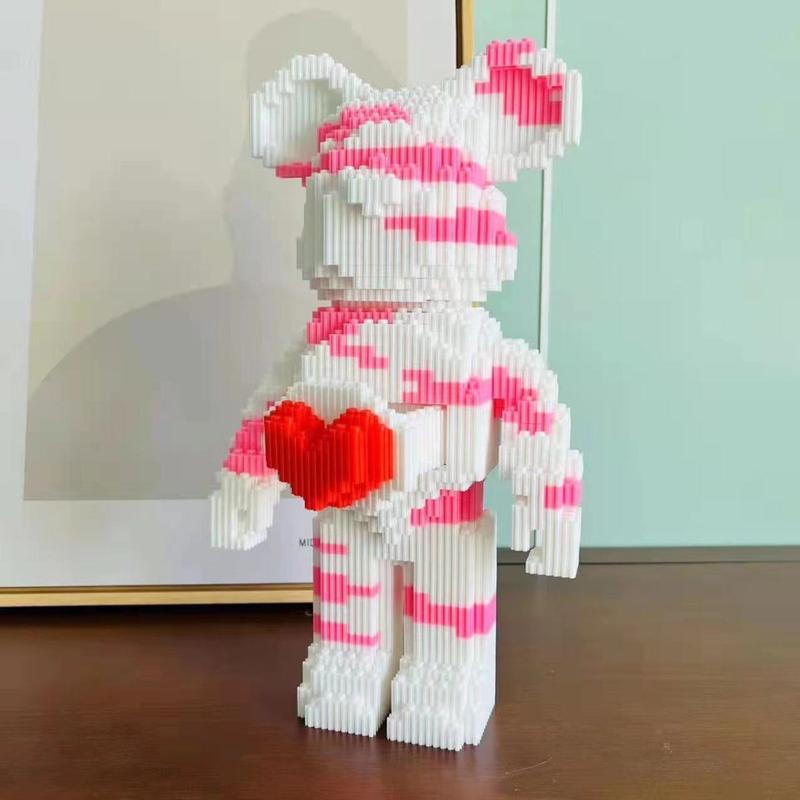 Product Introduction of Khối Xây Dựng, Tương Thích Với Lego, Dòng Ngoại cỡ 55, Gấu Bạo Lực Đồ Trang Trí, Đồ Chơi Lắp Ráp Ba Chiều Thích Hợp Cho Bé Trai Và Bé Gái, Quà Tặng Trẻ Em, Giảm Giá 5