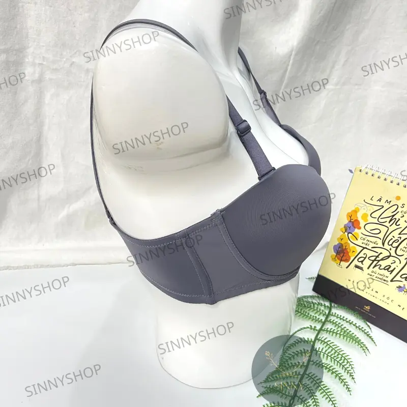 Áo lót nữ trơn ngang cup C, áo lót không mút có gọng, nội y big size mã 2497 4