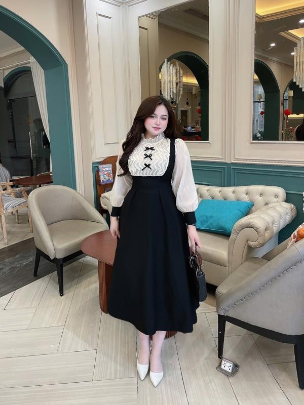 Product Introduction of Đầm dài sống nước 60-90kg L xl xxl chất ford tuyết Quỳnh như bigsize 18