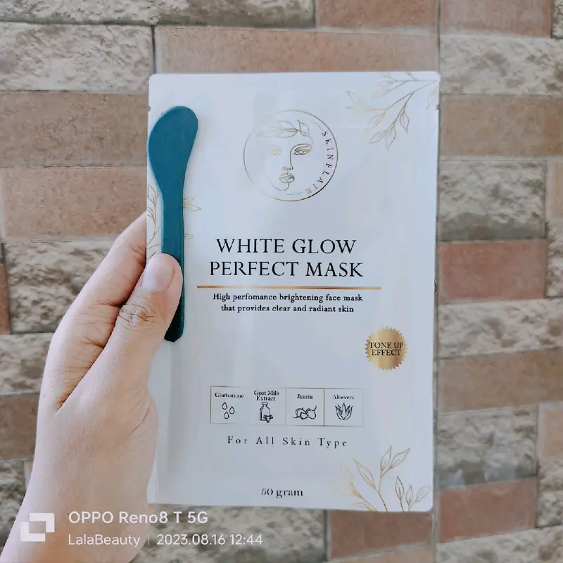 READY WHITE GLOW PERFECT MASK by SKINFLAIR Masker Mencerahkan 1