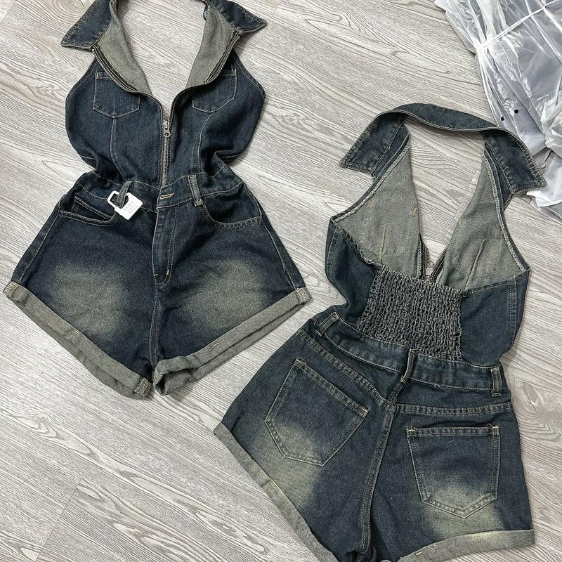 Jump Cổ Yếm Liền Quần Ôm Dáng MS2136