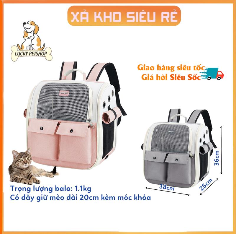 Balo vận chuyển chó mèo size lớn chống nắng có túi vận chuyển chó mèo giá rẻ giỏ  đựng