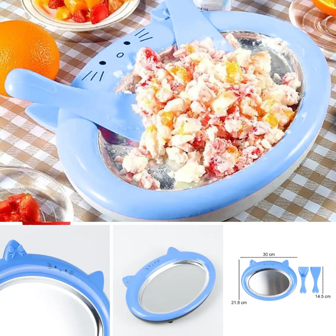Wadah Pembuat Es Krim dan Yogurt Fried Ice Maker