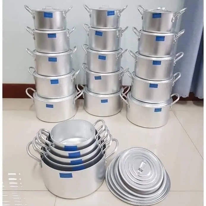 Bộ Nồi nhôm tem xanh cao cấp sz 16,18,20,22,24,