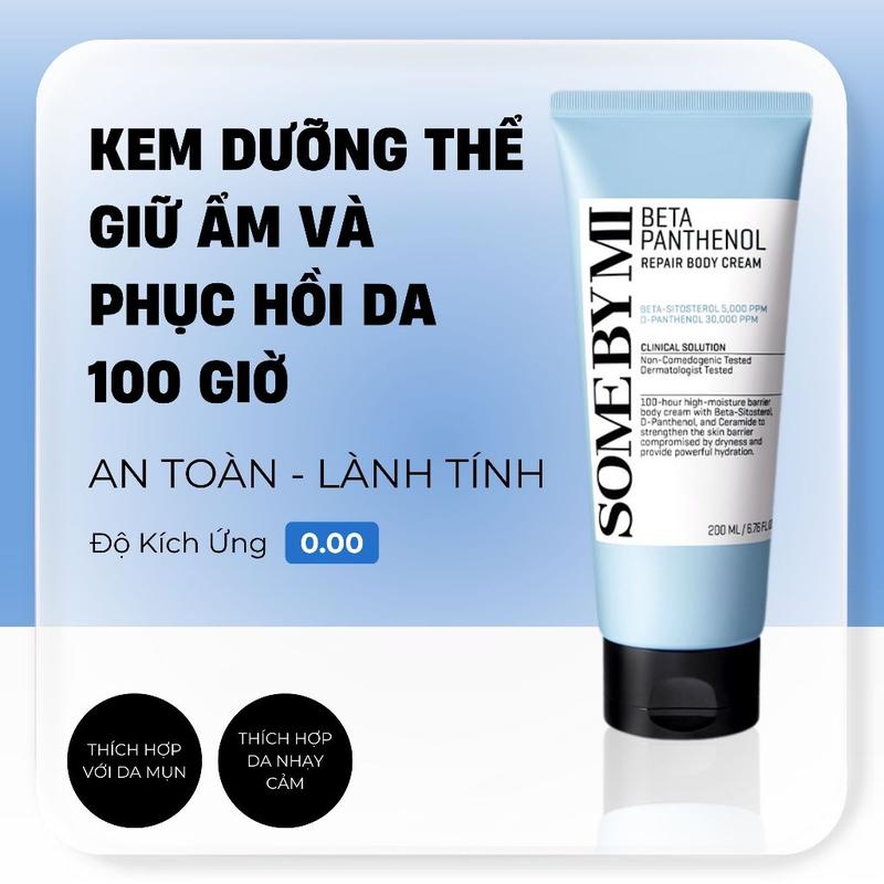 Kem dưỡng da body B5 Some By Mi Hydra Làm dịu, phục hồi, dưỡng da mịn màng 200ml