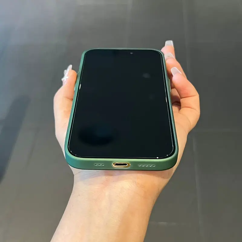 Ốp Điện Thoại Silicon Mềm, Lớp Hoàn Thiện Lì Siêu Mỏng, Dành Cho iPhone 11 12 13 14 15 Pro Max Plus, Ốp Lưng Ốp Lưng Trong Suốt 6