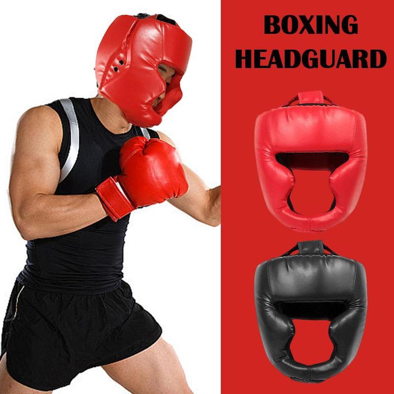 Product Introduction of Boxing Helmet Kids Adults Muay Thai Training Sparring Gym N1F5 Taekwondo Boxing Headgear Head M2J7 35